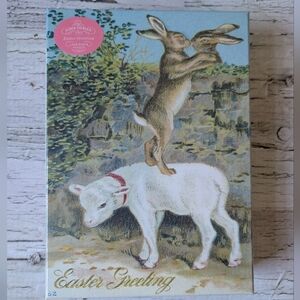 New Sealed John Derian Paper Goods: Easter Greeting 1000 Piece Puzzle 2023